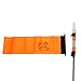 YakAttack VISIPole II with Flag and 360° LED Light | GearTrac Ready Visibility System for Kayaks | Waterproof to 1000 ft | Includes Mounting Hardware & Batteries | Made in USA