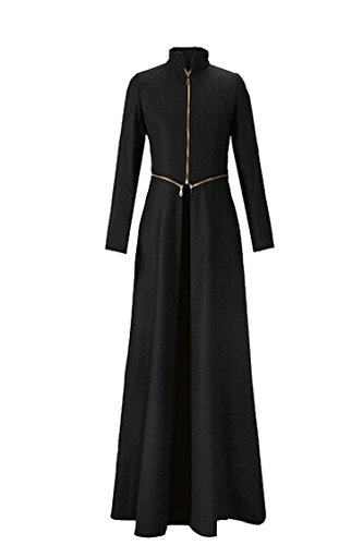 Zeagoo Fashion Cool Women Winter Multi Wear Method Woolen Trench Coat Outwear