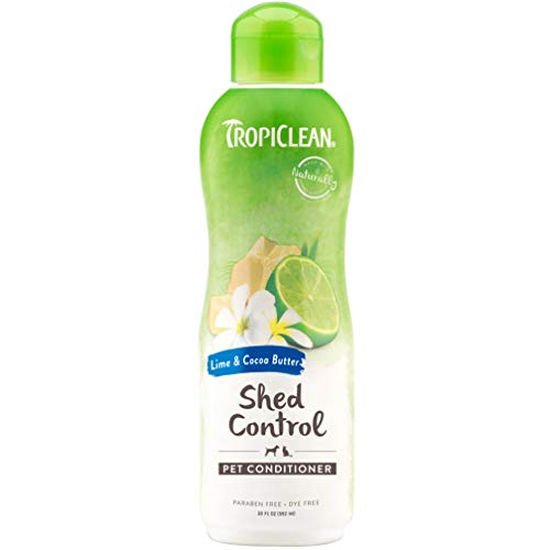 TropiClean Lime and Cocoa Butter Conditioner for Pets, 20oz, Made in USA