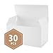 PACKHOME 30 White Gift Boxes with Lids 9x4.5x4.5 Inches Paper Gift Box for Wedding,Gift,Party,Recycled Paper