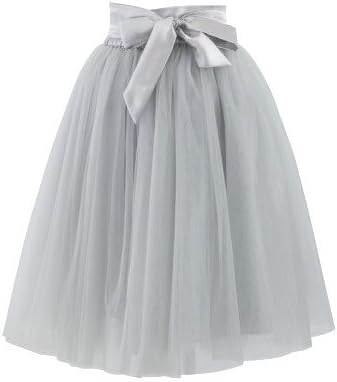 Amazon Chicwish シックウィッシュ 香港 の 外せる リボン 付き チュール スカート Amore Tulle Midi Skirt In Grey グレイ ウエスト ゴム 仕様 海外 ブランド スカート 通販