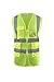 Safety Vest | 5 Pockets | High Visibility Reflective Strips | Color Neon Yellow (M)