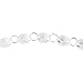 Diamond Hanging Clear Garland Strands of Crystal Beads for Wedding Event Decorations, Home, Ornament Accessories (5 Strands, 20