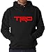 Uzair TRD Sports Car Racing Hoodie/Sweatshirt/T-Shirt (Black Hoodie, Large)