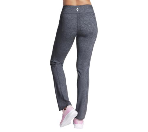 Skechers Women's Go Walk OG Mid Rise Pants, Heathered Gray, X-Large