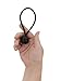 ABN Bungee Cords with Balls - 25 Pack Black Ball Bungee Cords - 6 Inch Ball Bungee Straps to Tie Down Tarps, Tents, Canopies, and Shelters