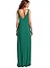 Verdusa Women's Casual Sleeveless Deep V Neck Summer Beach Maxi Long Dress Green S