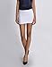 NEARKIN (NKNKW3S) Beloved Womens Waistband Double Elastic Layered Mini Skirt WHITE US L(Tag size XL)
