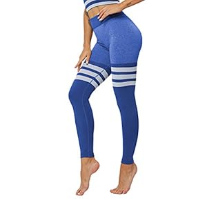 Pau1Hami1ton Vrouwen Yoga Broek Streep Naadloze Leggings Fitness Workout Running Panty GP-27