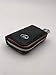 DEFTEN The New Lexus Premium Leather Car Key Chain Coin Holder Zipper Case Remote Wallet Bag for ES NX RX LX LS CT is GS UX LC RC is Suitable for All Lexus Models (Black)