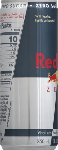 RED BULL ENERGY DRINK, ZERO, 8.4 FL OZ