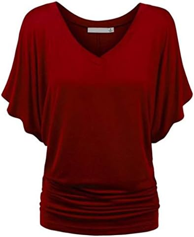 Swing Tunic Tops Loose Flare T Shirt Summer Top Blouse Plus Size