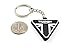 Triumph Triangle Key Chain Ring Fob Emblem