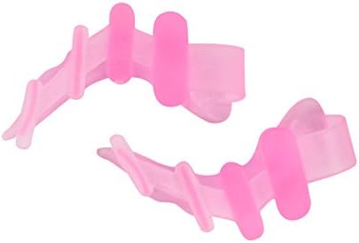 Miss S Efficient&Soft Toes Separators Toe Spacers Pedicure Bunion Toes Corrector Straightener Heel Protectors for Girls Women (Pink,5 Toes)