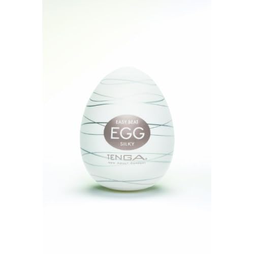 Tenga Easy Beat Egg Male Masturbation Toy, Silky, 6-pack image