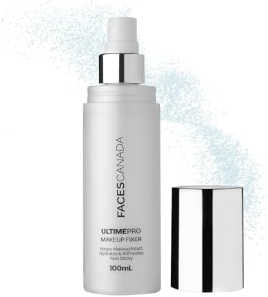 FACES CANADA Ultime Pro Make-up Fixer – 50 Ml, Mit Hyaluron & Vitamin E, Alkoholfrei & Langanhaltend