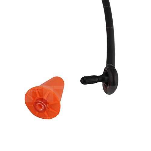 Titus U-Band - Over Ear Reuseable Banded Ear Plugs (25 Decibel, 10 Bands, 100 Replacement Plugs)