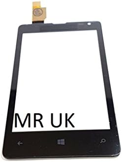 Mobile Rescue UK Touch Screen Digitizer Screen Front Glass Panel With Adhesive Tape For Microsoft Nokia Lumia 435 532 N435 N532