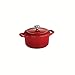 Tramontina Bestow 24-Ounce Small Cocotte Pot, Enameled Cast-Iron Dutch Oven with Lid for Cooking & Serving - Gradated Red, Oven & Stovetop Safe