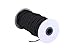 I-MART Elastic Cord, Elastic Band, Elastic Rope, Bungee, Heavy Stretch Knit Elastic Spool (Black 70-Yard Length 0.25 inch Width)