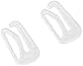 Dritz 99-12-61 Plastic Swim Suit Bra Hooks, Clear, 1/2-Inch 2-Count