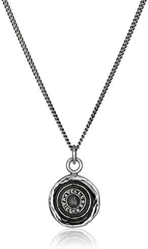 Pyrrha Talisman Sterling Silver Safe Travels Pendant Necklace, 18"