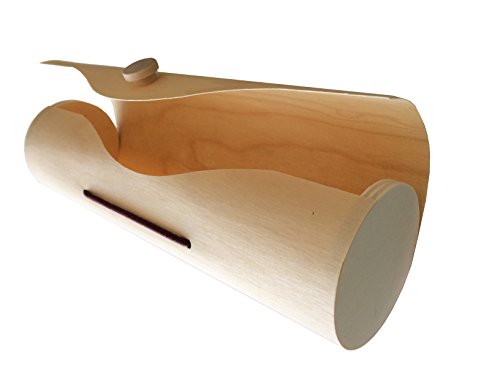 Natural Wood Box Tube Case for Organization Storage of Make Up Pencils Brushes Nail Manicure Art First Aid Potpourri Medical Supplies Presentation Gift Box