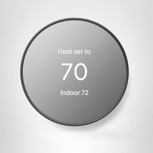 Google Nest Thermostat - Smart Thermostat for Home - Programmable Wifi Thermostat - Charcoal - View 18