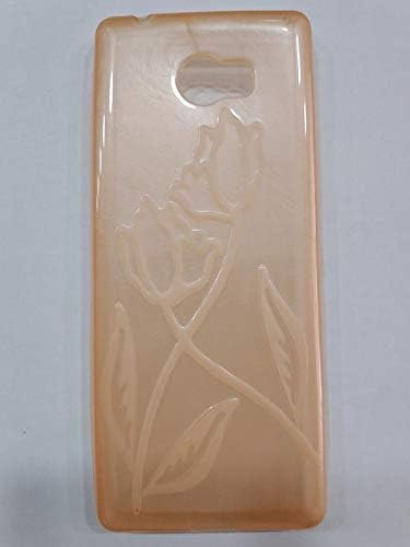 scpma back cover back screen protector for micromax x803 (orange)