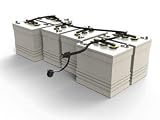 Pro-Fill Watering Systems for Golf Carts - 24V. kit for (4) 6V Batteries w/ 2.7" Cell spacing