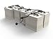 Pro-Fill Watering Systems for Golf Carts - 48V. kit for (6) 8V Batteries w/ 2.5" Cell spacing