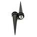 Black Magnetic Design - Acrylic Fake Tapers With Stone - Cheaters - 0G Gauge - 8mm