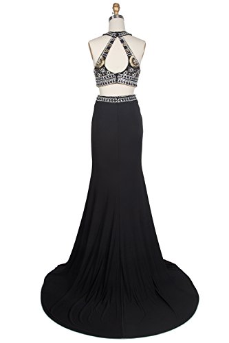 Miss Chics Two Piece Prom Dress Black Homecoming Dress Junior | Desertcart  Gambia