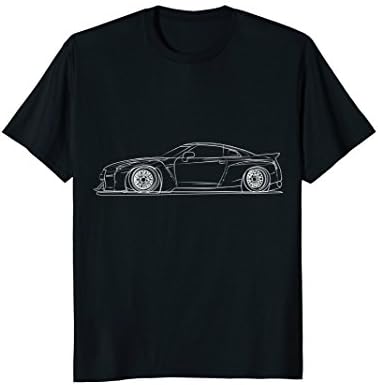Mens Rocket Bunny GTR / Skyline GT-R T-Shirt 2XL Black