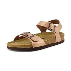 CUSHIONAIRE Women's Lauri Cork footbed Sandal with