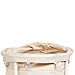 Amazon Basics Commercial Round Laundry Hamper Rolling Cart with Removable Basket Liner, Large, Beige
