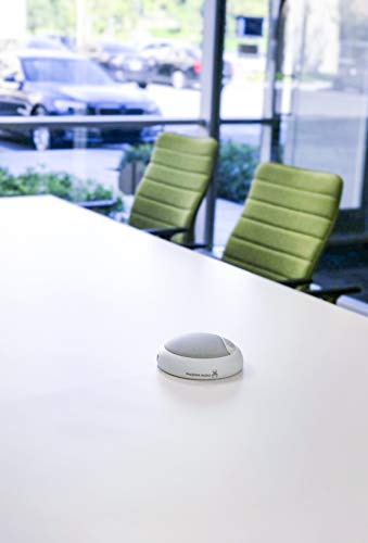 Phoenix Audio Smart Spider MT503 White - USB Table Microphone for Video Conferencing - Four Microphone Beamforming Arrays - Echo Cancelling - Ceiling Mount Available