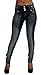 Style LA6A154aS – Colombian Design, Mid Waist, Butt Lift, Skinny Jeans in Washed Dark Blue Size 5