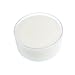 Home Mart Bank Cashier Round Plastic Case Sponge Finger Wet, Clear White