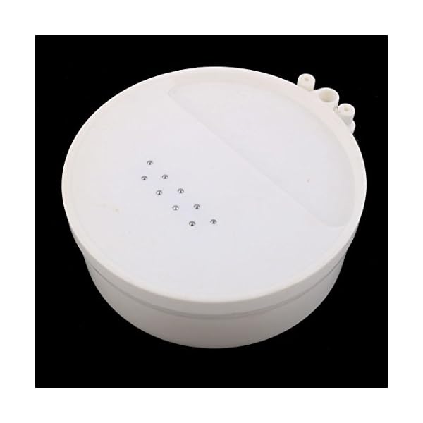 uxcell-Plastic-Fisherman-Angler-Cylinder-Shape-Detachable-Layered-Bait-Holder-Box-Container-White
