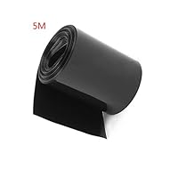 SpeedDa PVC Heat Shrink Tubing Wrap for 18650 Battery 85 mm Width Black 5M/16.4Ft