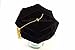 Doctoral Tam Black Velvet 8-Sided w/Gold Bullion Tassel L-XL (23.6-25