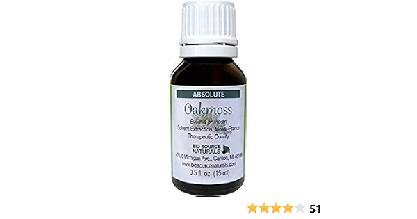 Oakmoss (Evernia Prunastri) Absolute Essential Oil - 0.5 Fl. Oz / 15 Ml (616348441414)