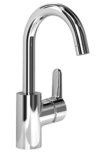 Ideal Standard Basin Mixer Tap for Sinks Without Drainage Set Blue 146 mm, B9934AA and Eco Function Low Pressure Chrome-Plated