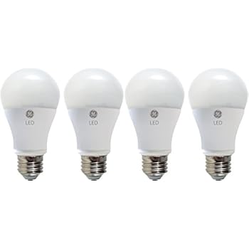 GE Lighting 67607 LED A19 Light Bulb with Medium Base, 7-Watt, Soft White, 4-Pack, 4 Piece