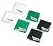 3 pairs of COSMOS ® Bos Tone cotton sports basketball wristband / sweatband wrist sweat band/brace-White/Green/Black