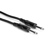 Hosa CPP-103 1/4" TS to 1/4" TS Unbalanced Interconnect Cable, 3 Feet