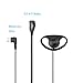 XFOX® 2Pin Advanced D Shape Clip-Ear PTT Headset Earpiece Mic for Motorola 2 Way Radios GP88S GP300 GP68 GP2000 GP88 GP3188 CP040 CP1200 A8 A6 A10 A12 Walkie