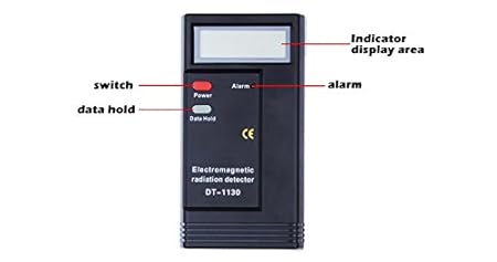 Sunsbell - Detector de radiación electromagnética profesional LCD digital EMF medidor dosimetro medidor radiación herramienta de medición 50HZ-2000MHZ: ...