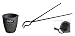 No 3-4 Kg Clay Graphite Foundry Crucible Kit w/ 19" Hinge-Style Foundry Crucible Tongs Gold Silver Metal Refining Casting Tool